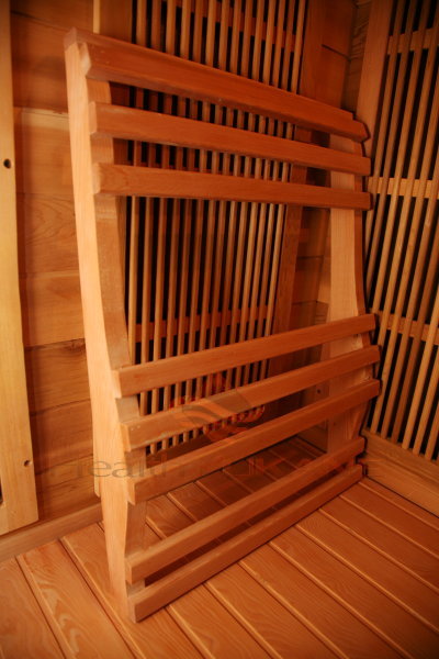 Respaldo anatómico sauna infrarrojos